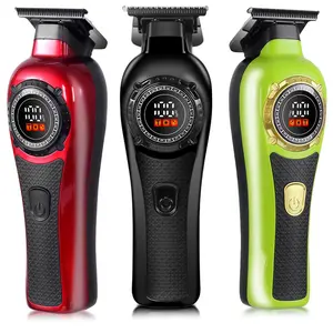 Hatteker Rechargeable Hair Clipper, Professional Cordless Trimmer, Portable Home Use Barber Shop Quality Grooming Tool