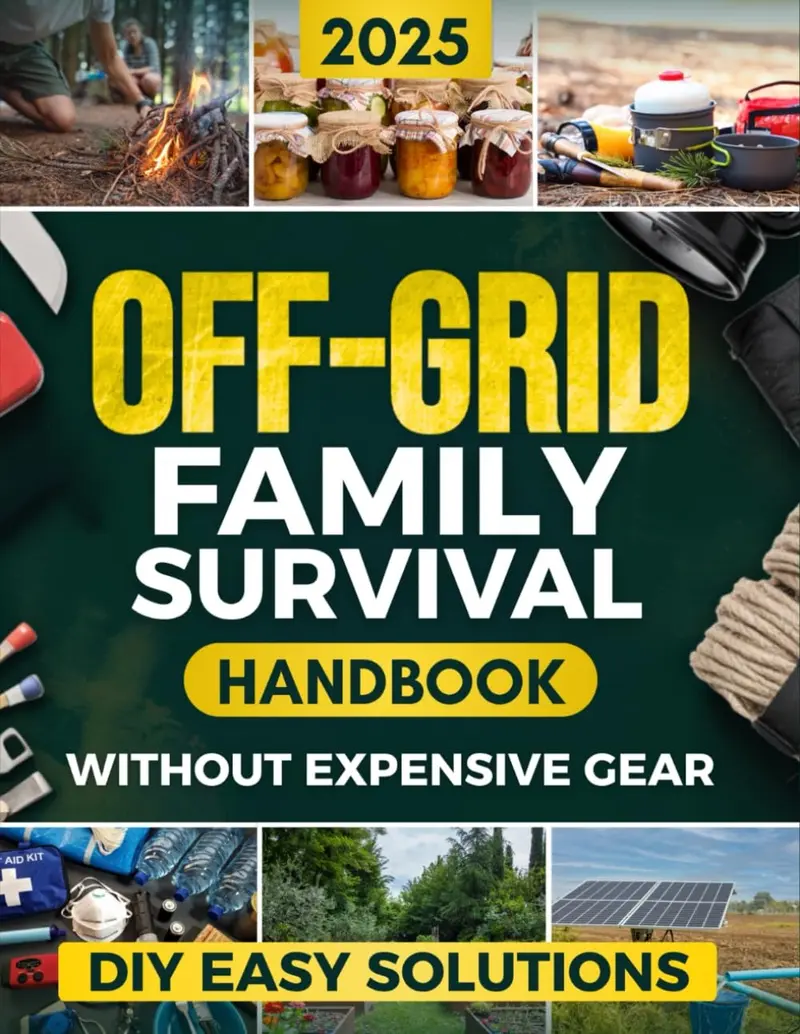 Off-Grid Family Survival Handbook: Step-by-Step DIY Solutions to Protect Your Family, Ensure Essential Supplies, and Thrive in Any Crisis - Without Expensive Gear or Complicated Projects