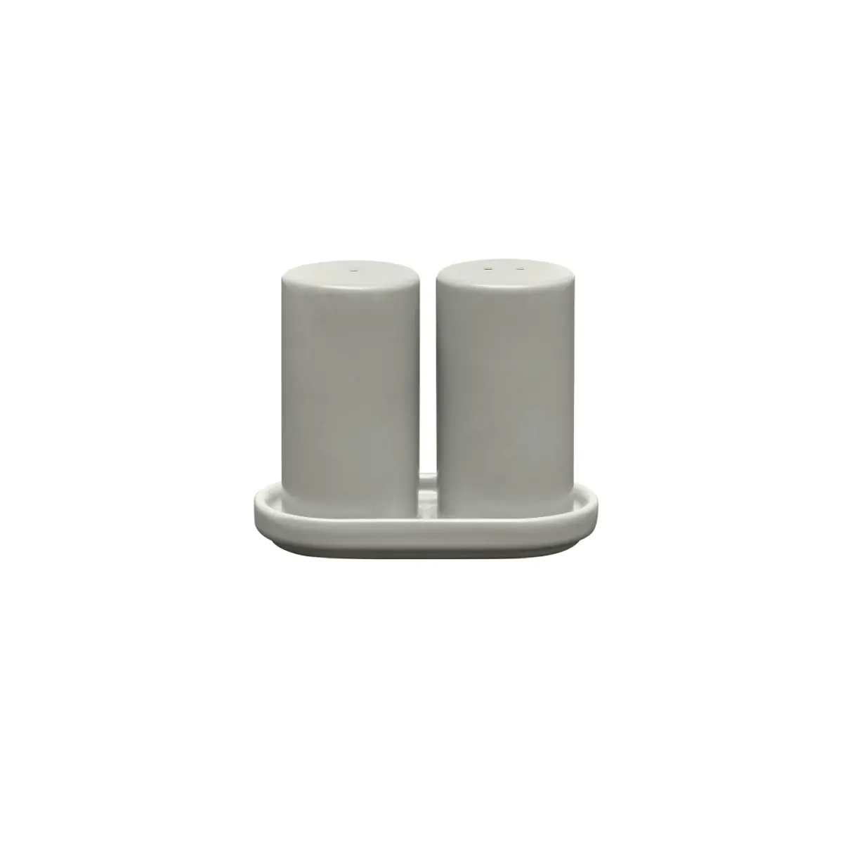 Blomus 64781 PILAR Silicone Salt & Pepper Shaker Set - Mirage Gray, Kitchen Seasoning Utensil for Home Use