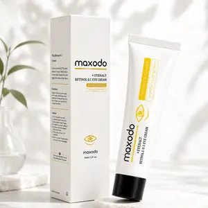 Maxodo Retinol 0.1% Eye Cream, Daily Care for Tired & Puffy Under Eyes, Lightweight Hydration for Smooth-Looking Skin, Morning & Night Eye Routine, 30ml