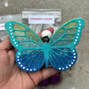 Butterfly Glitter Car Air Freshener - Design for Festive Car Scent Enhancement