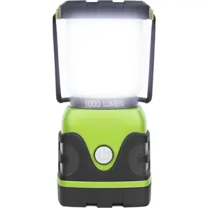 LE 1000LM Battery Powered LED Camping Lantern, Waterproof Tent Light with 4 Light Modes, Camping Essentials, Portable Lantern Flashlight for Camping, Emergency Light, Power Outages, Not Rechargeable