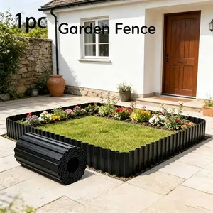 Heavy-Duty Button Garden Edge Decor, 354.33x3.94 Inches, Durable Material, Easy Installation, Deep Lawn Edge, Ideal for Gardens, Walkways, Patios