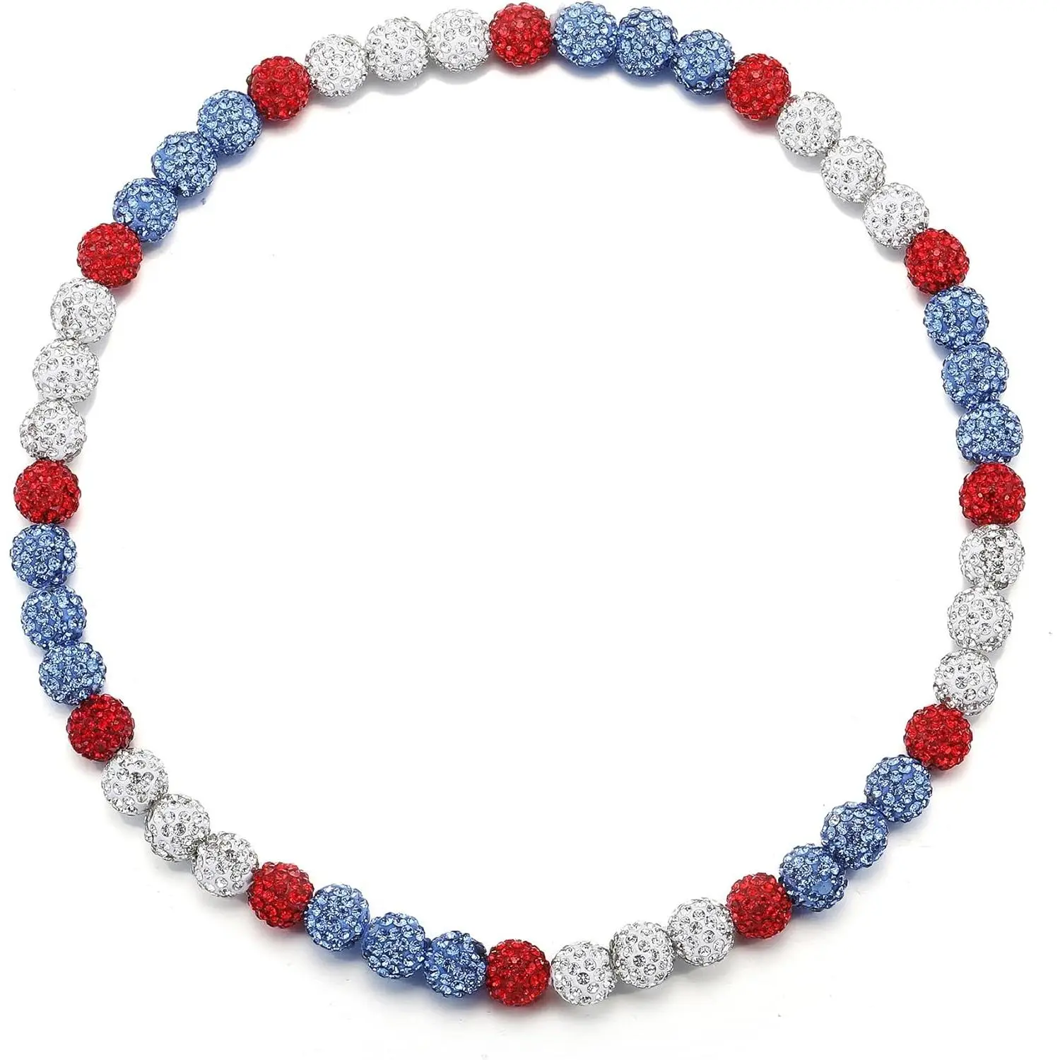 Light Blue/White/Red