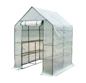 Livingscape 125 Cubic Foot Walk-In Greenhouse - 76x56x56"