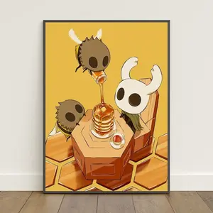 [Sale Off Up To 50%] [No Frame] Hollow Knight Poster, Hallownest Wall Art, Game Print