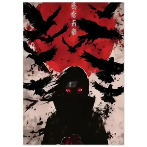 [NoFrame] Itachi Fan Art Poster | Premium Matte Wall Decor | Unique Gift for Anime Lovers