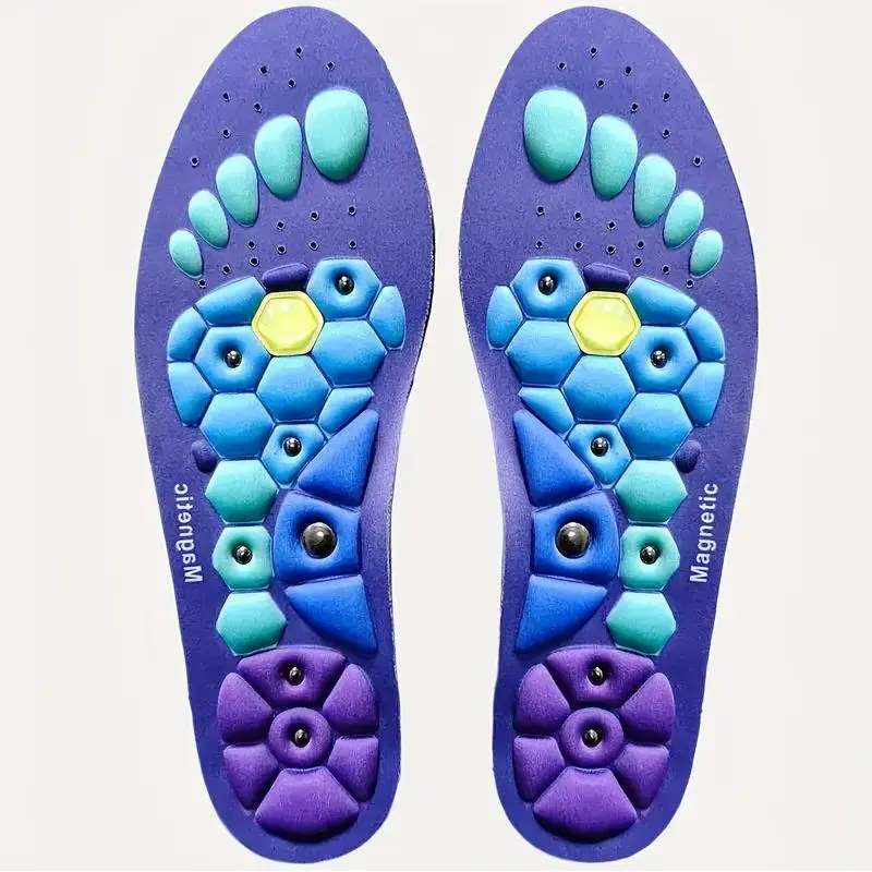 Acupoint Insoles, Acupoint insoles For Women And Men, Acupressure Orthopedic Insoles For Work Boots,Comfortable Support, Foot Massage(Customizable size)