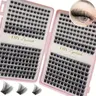 Individual False Eyelashes Kit, Eyelash Extension Kit, Eyelash Extensions, Self Grafting Curl Eyelashes, Eye Makeup Enhancement, Cosmetic, Longer Looking Eyelashes, Curl Cluster Lashes, Eyelash Falsies, DIY Lash Clusters, Eyelash Cluster Set