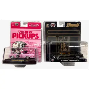 M2 DiecastZ Exclusive 1977 Chevy Cheyenne super 30 & 1978 Chevy Cheyenne C30 set