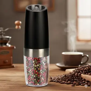 Portable Electric Coffee Grinder Stainless Steel Anti-Corrosion Body Easy Grip Single-Hand Design USB Rechargeable Adjustable Grind Settings Quick-Detach Anti-Clog Kit for Espresso Pour Over Coffee Home Kitchen Travel Must-Have