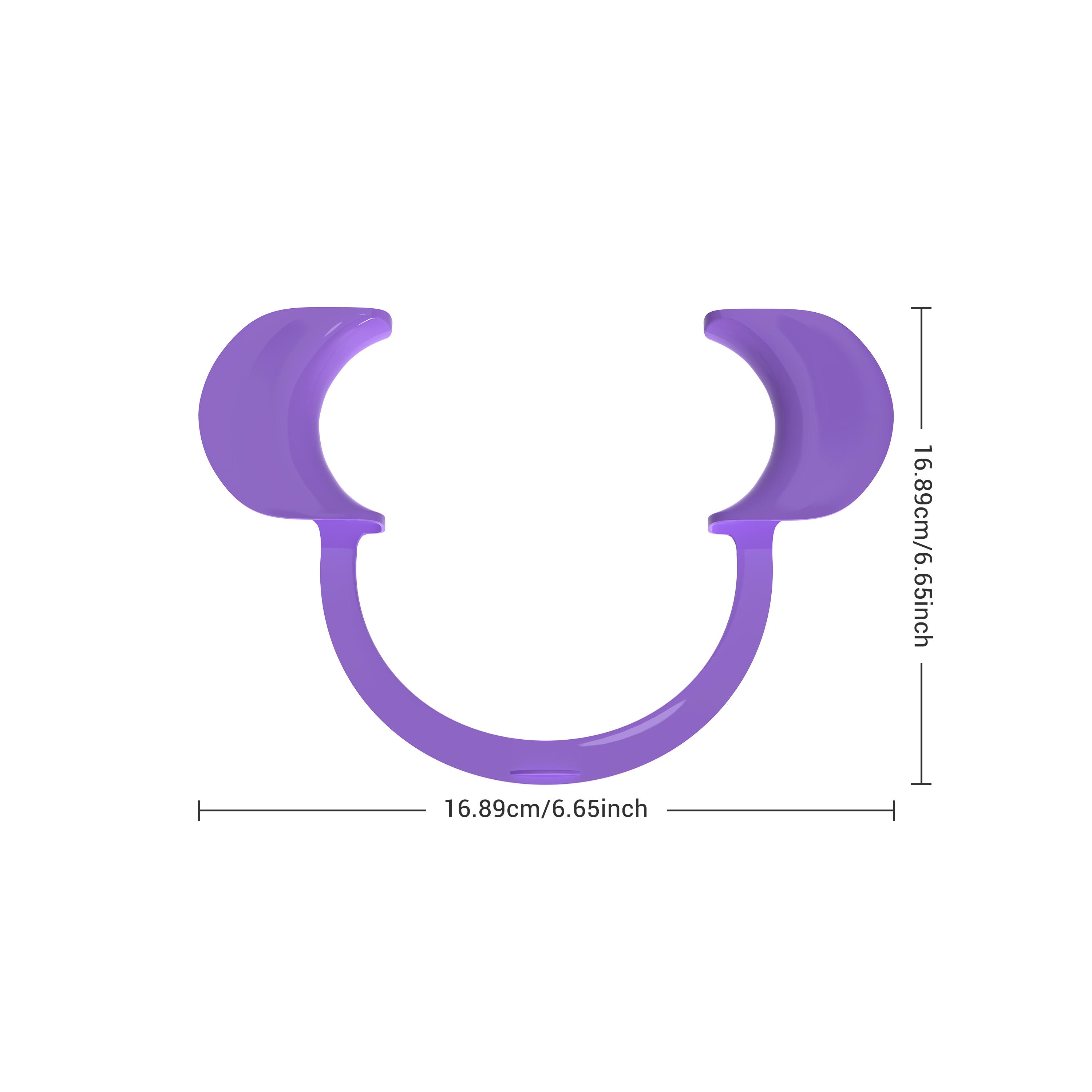 CEELIKE  Purple Teeth Whitening Strips  With Free Cheek Retractor - 7/21 Whitening Sessions -Nano-Hydroxyapatite Safe for Enamel - Non Sensitive Teeth Whitening - Peroxide-Free