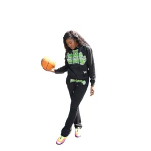 Love Forever Garden Stacked  Set - Green - Cotton Tracksuit