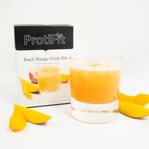 PROTIFIT High Protein Fruit Flavored Powder Drink Mix, 15g Protein, Low Calorie, Sugar Free, GLP-1 Compatible, Ideal Protein Compatible, 7 Servings Per Box (Peach Mango)