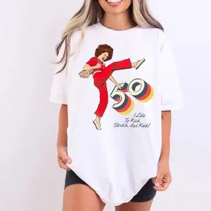 I'm 50 and I like to Kick, Sally O'Malley is 50 Shirt, 50th birthday gift, 50 year old, 50th birthday T-Shirt, Funny Shirt, Meme sweatshirt