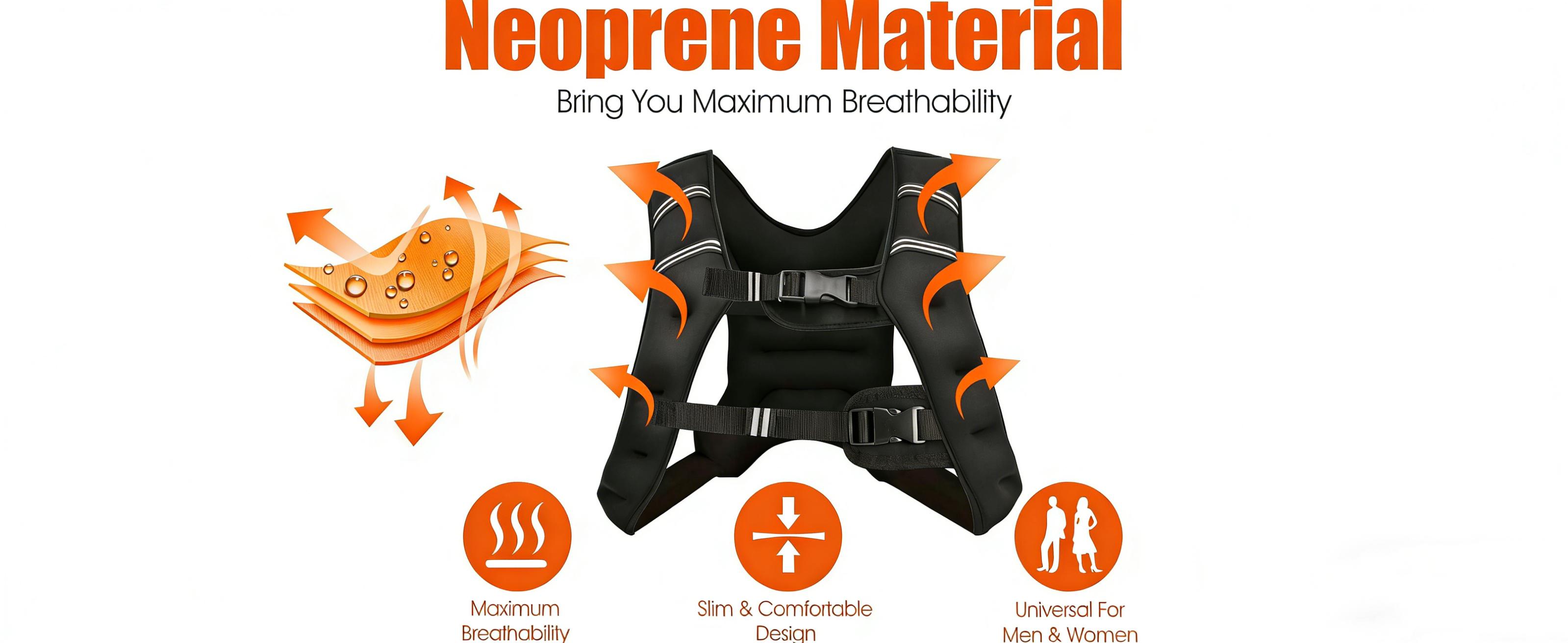 SPART Weighted Vest for Strength Training 12-30LB Adjustable Bust Size with Iron Sand for Gym Yoga Aerobic Exercises Durable Polyester Neoprene Lycra Material Reflective Strips Double Buckle Straps SPART Weighted Vest for Strength Training 12-30LB Adjustable Bust Size with Iron Sand for Gym Yoga Aerobic Exercises Durable Polyester Neoprene Lycra Material Reflective Strips Double Buckle Straps