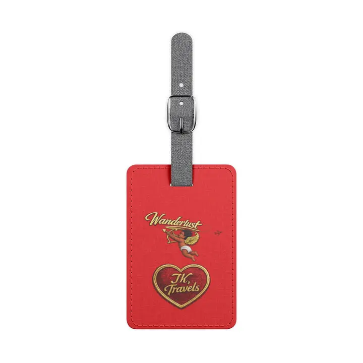 Vintage Wanderlust Juskay Luggage Tag —
