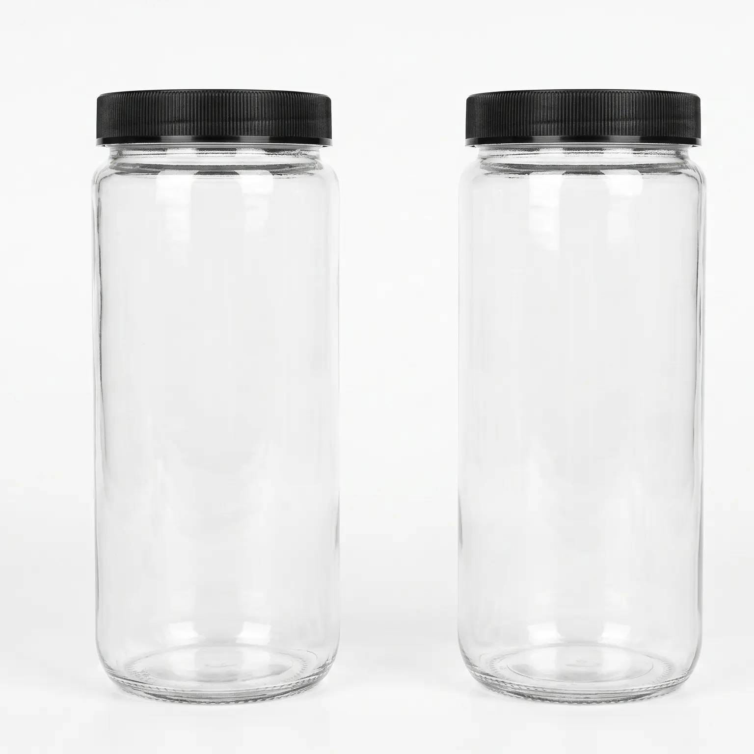 Glass Juice Bottle with Lid,Reusable Wide Mouth Bottles with Lids, Clear Glass Juice Bottles for Milk, Hot Cold Drinks, Homemade Beverages, Reusable Water Bottles