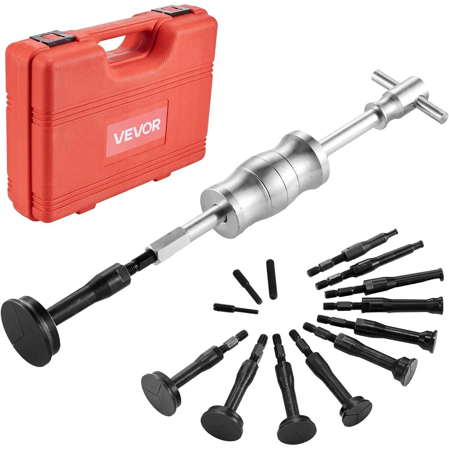 Spring new arrivals Blind Hole Bearing Puller Set, 16-in-1 Inner Bearing Race and Seal Extractor Kit, 16 PCS Slide Hammer Pilot Insert Inner Internal Bearing Removal Tool Set with 10 Split Collets and Counterstay