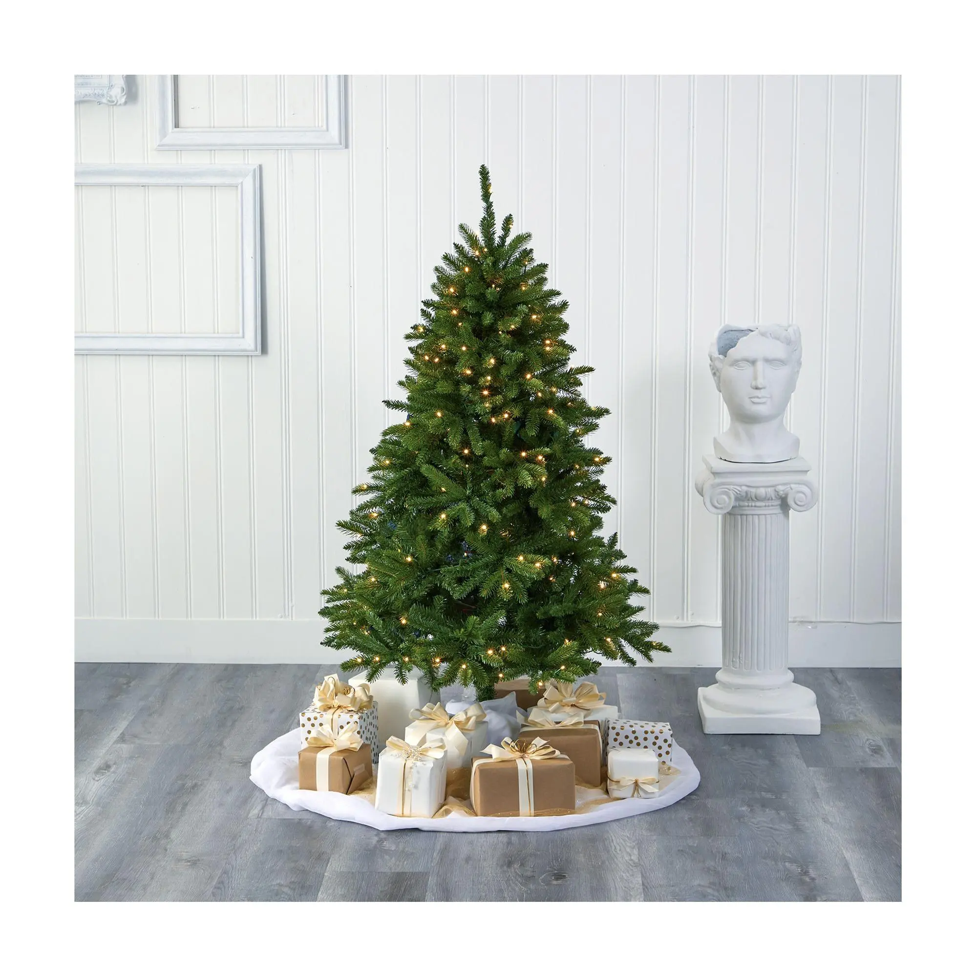 Nearly Natural 5-ft Sierra Natural Look Faux Ch ristmas Tree