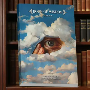Wisdom Book Colorful Pages Philosophical Life Guidance Notebook Self Reflection Meditation Journal