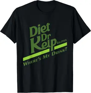 Diet Dr Kelp "Where's My Drink?" - 90s Meme T-Shirt