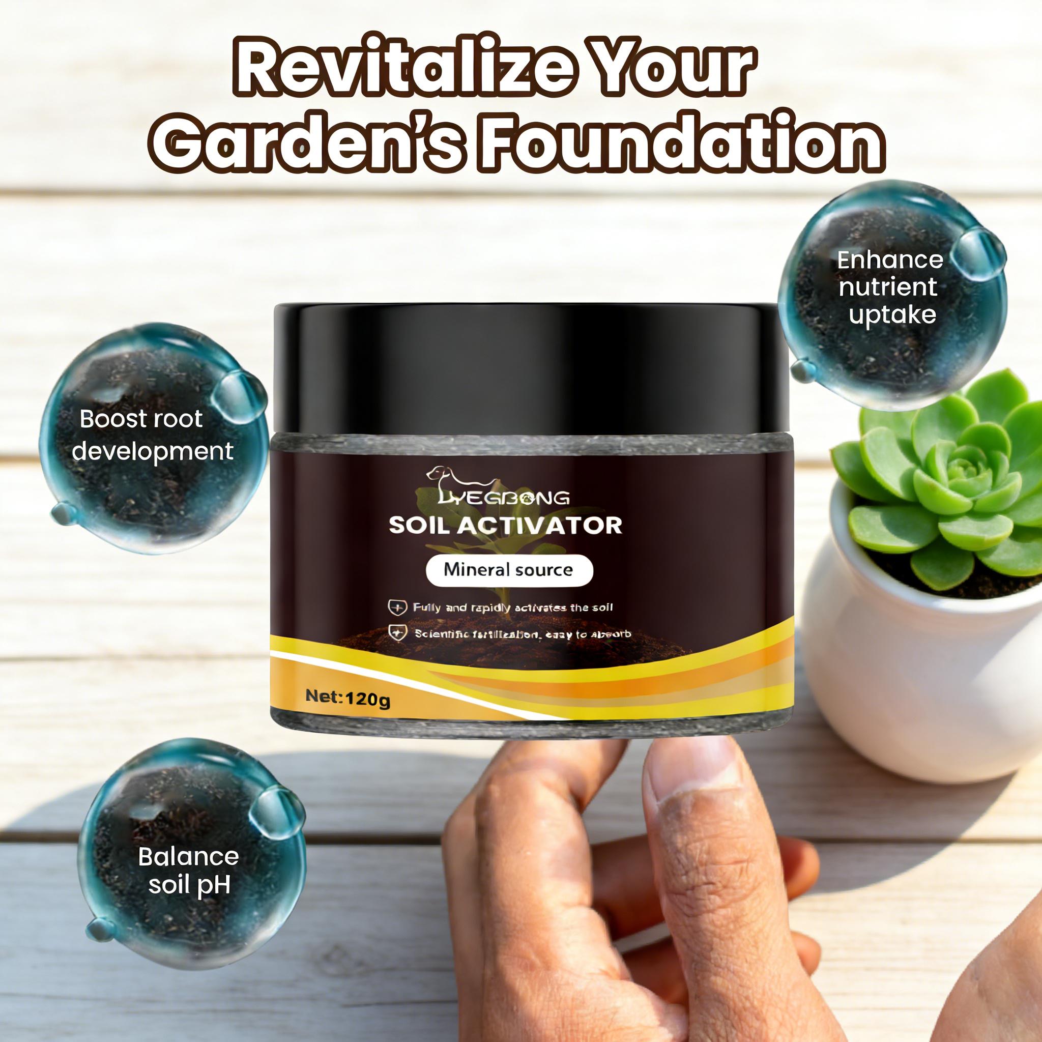 Yegbong soil activator, horticultural nutrient soil, mineral source, loose soil, prevention of compaction, promotion of rooting, flower fertilizer