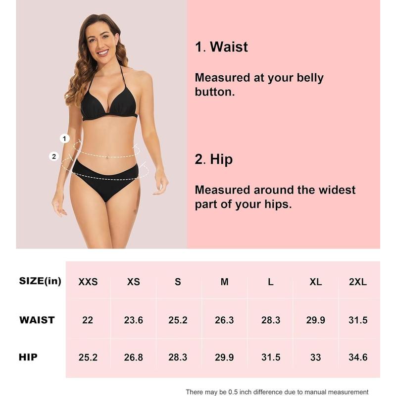 Period Swimwear Bikini Menstrual Leakproof Swim Bottoms Waterproof UV 50+ Light Flow for Teens Girls Women
