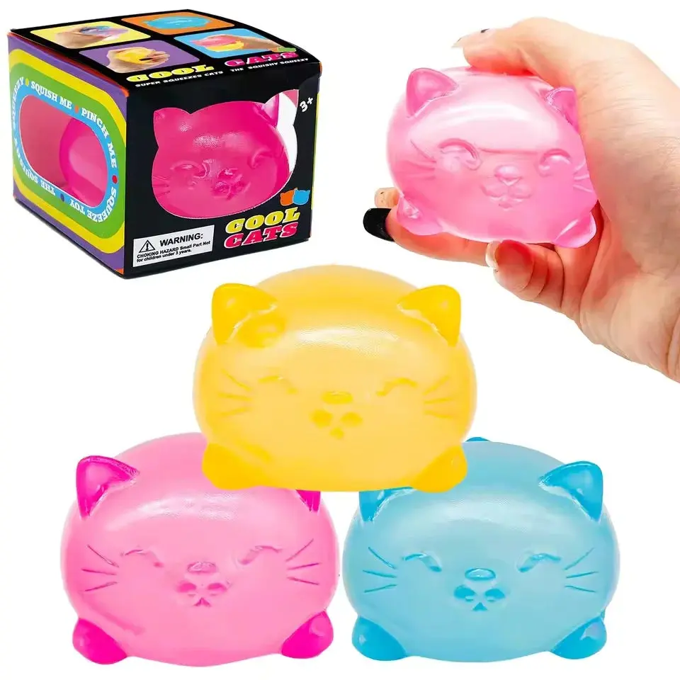 1Pc Mini Cute Cat Maltose Squeeze