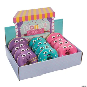 Mini Donut Sprinkles Stuffed Donuts with Box For Kids