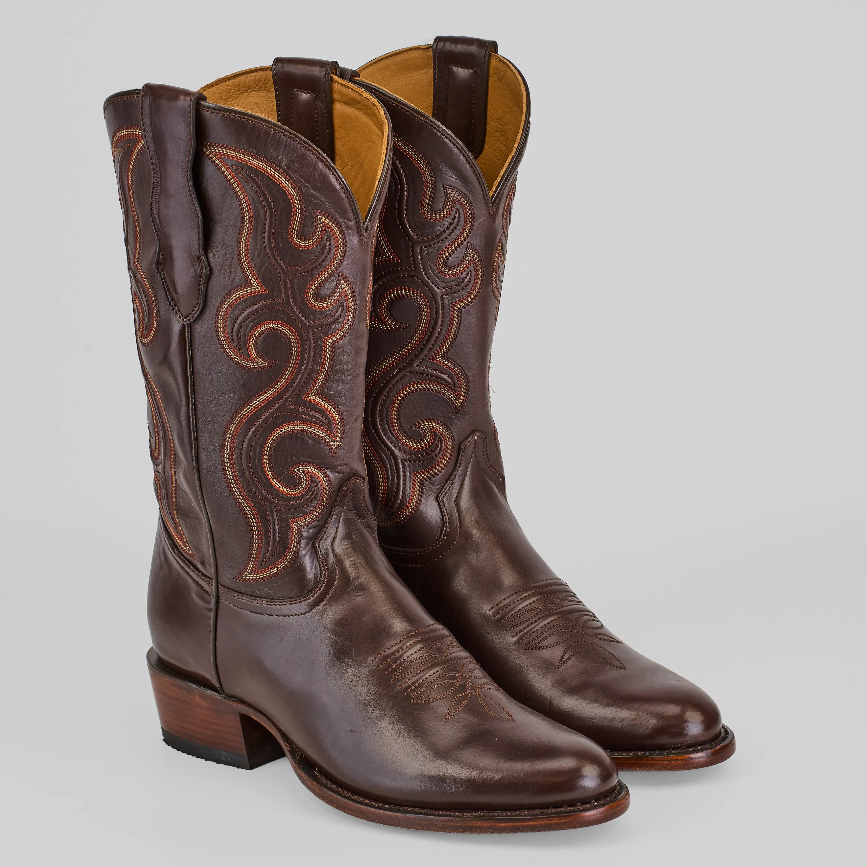 Boney - Clayton Brown - Roper Toe Mens Boots