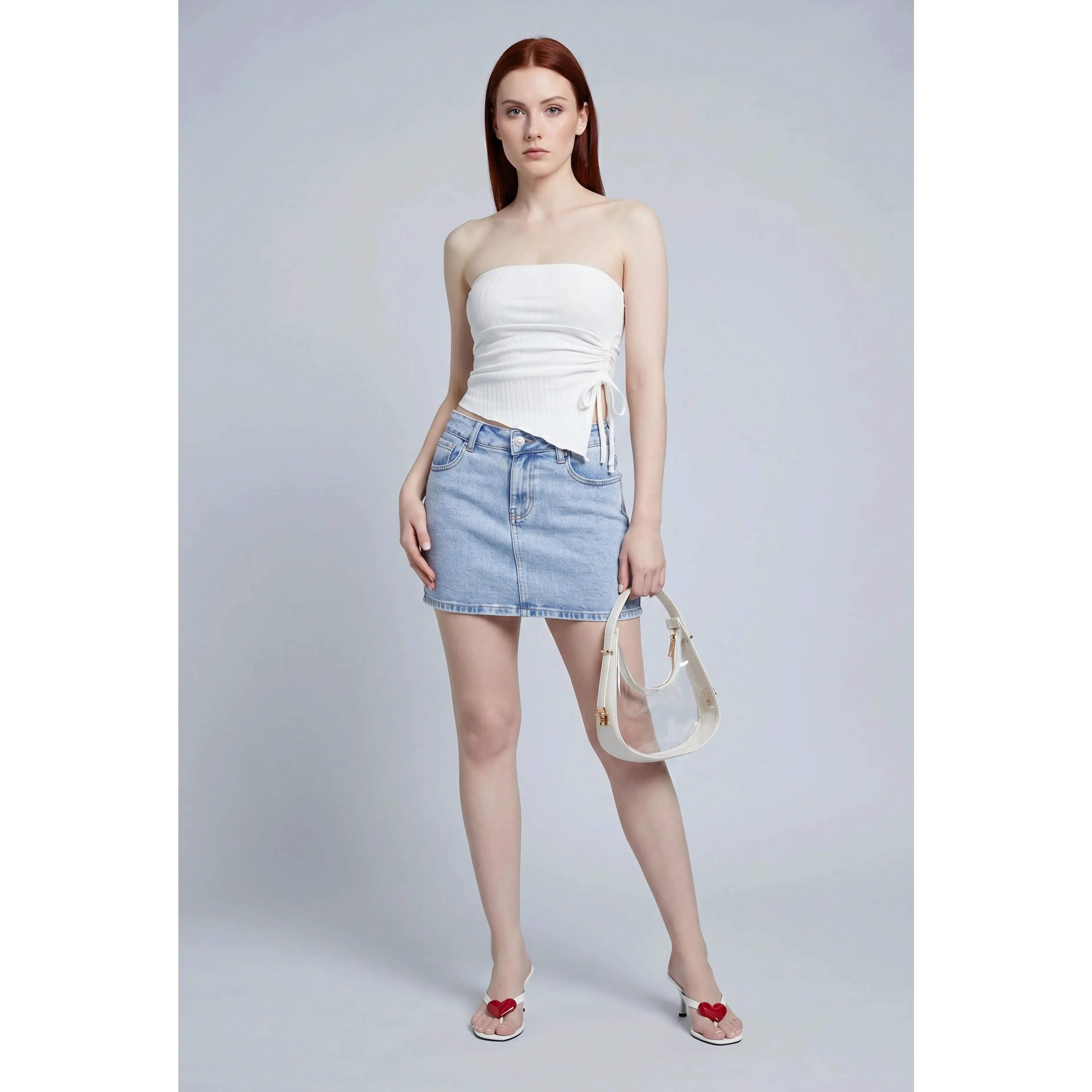 Michelle Denim Mini Skirt