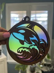 Orca Suncatcher for Sunny Window