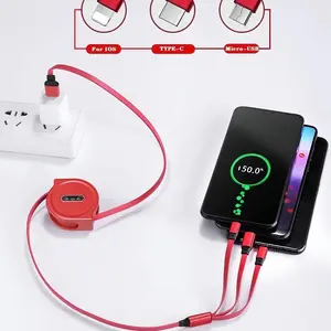 Retractable usb cable , for cell phone Charging Electronic Smartphone Mobile Cellphone Durable Devices Charger