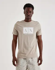 Mens Armani Exchange Box Logo Tee