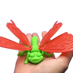 Articulated Butterfly/Moveable Body + Wings/Multiple Colors/Flexible Joints