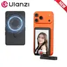 Ulanzi VM1 Smartphone Selfie Monitor Screen with MagSafe Magnetic Quick Attachment, IPS Display, Mirror View, Precise View, Vlogging Gear for Content Creators, Mic & Rear Camera Compatible iPhone 16/17 Live Stream Phone Accessory
