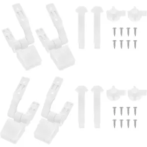 Toilet seat hinge replacement parts Toilet seat bolt fastening kit for toilet seat cover replacement and repair 2Sets
