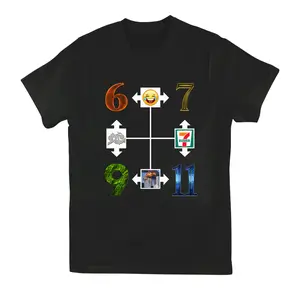 Funny Math Meme T-Shirt 6 7 9 11 Joke Shirt – Dark Humor Graphic Tee for Men, Viral Trend Shirt, Unique Number Puzzle Design Gift