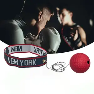 Upgraded Headband Boxing Reaction Speed Ball, Adjustable Elastic Rope, Martial Arts Training Equipment, Enhance Agility and Explosive Power