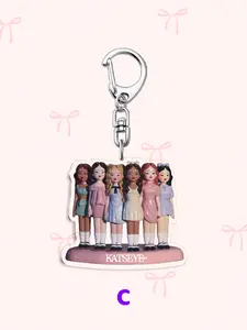 Katseye Acrylic Cartoon Keychain, Korean Style Member Charms, Manon Sophia Daniela Lara Megan Yoonchae, Phone Decoration Gift
