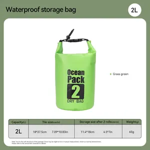 Idrybag 2L waterproof set for just a steal! Dry Bags Waterproof perfect for surfing, beach, hiking & travel. Don't let rain ruin your gear.