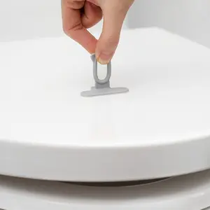1pc Multi-functional Silicone Toilet Lid Lifter, Cabinet Door Opening Handle, Avoid Contact with The Toilet Lid Handle Ring