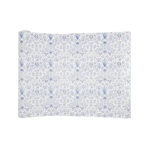 Pembroke Blue Floral Paper Table Runner