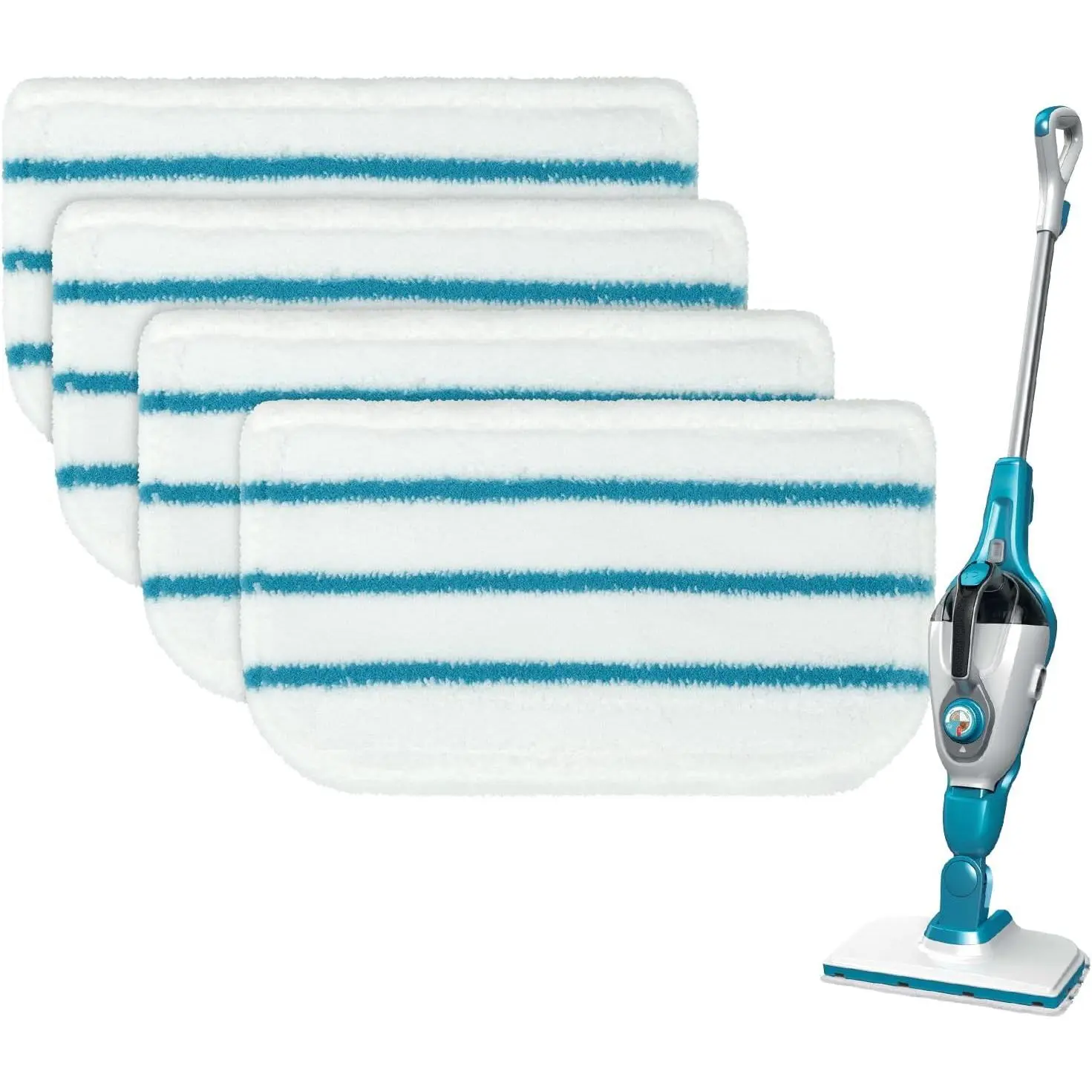 Steam Mop Pads Replacement Compatible with Steam Mop SM1600, SM1610, SM1620, HSM13E1, HSMC1300FX, HSMC1321, HSMC1361SG Cleaner Steam Mop Replace Pads for Floor Cleaning