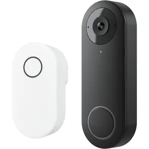 Video Doorbell WiFi Camera - Wired 2K Outdoor, 5G&2.4G WiFi, 4:3 Wide View Angle,  Detection, Local Storage, No Subscription Front Door Home , Customized Chime V2