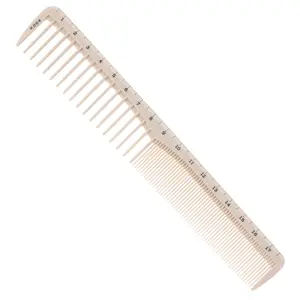 Professional Hair Cutting Comb, Anti-Static Trimming Comb, Fine Wide Tooth Barber Comb, Dual-Sided Scale Haircut Comb for Salons and Stylists