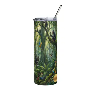 Ivory Coast Heritage Personalized Genealogy DNA Stainless Steel Tumbler & Custom Ivorian Family Tree Ancestry Gift Black History Month