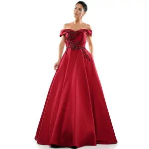 Marsoni by Colors -MV1008 Ball Gown With Beading Embellishment
