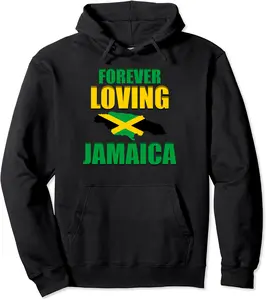 Will Forever Love Jamaica, Jamaican Pullover Hoodie - 34B0B3X3SL9M